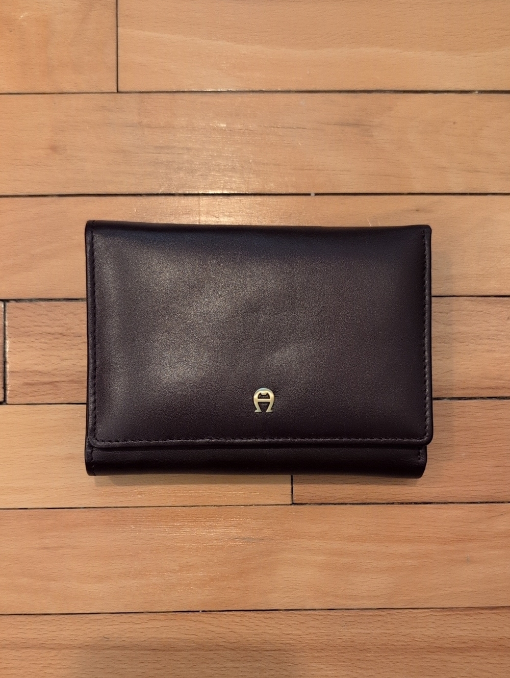 Etienne Aigner Brown Leather Wallet